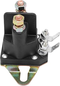 Qcwwy Universal Starter Solenoid Replacement Kit, 435 103 Lawn Mower Starter Solenoid Relay Switch Fit for AYP 103R, 109081X, 109946X, 138406X, 2008J, 21261, 24285, 3367R