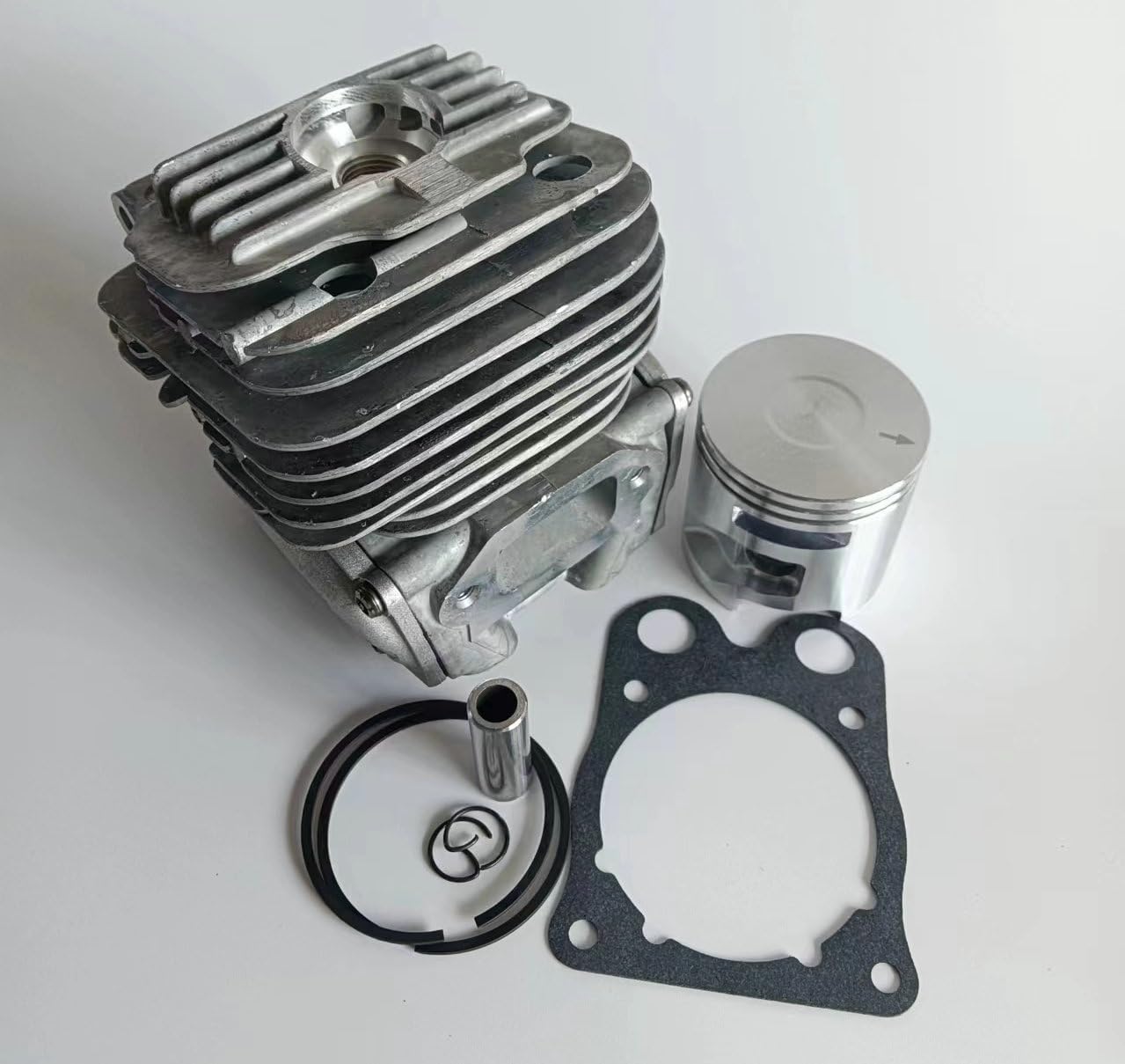 Cylinder Assembly 51mm Replacement for Husqvarna K760 II K760 Active II K770 Concrete Saw Replace 581476102 581476103, Gray