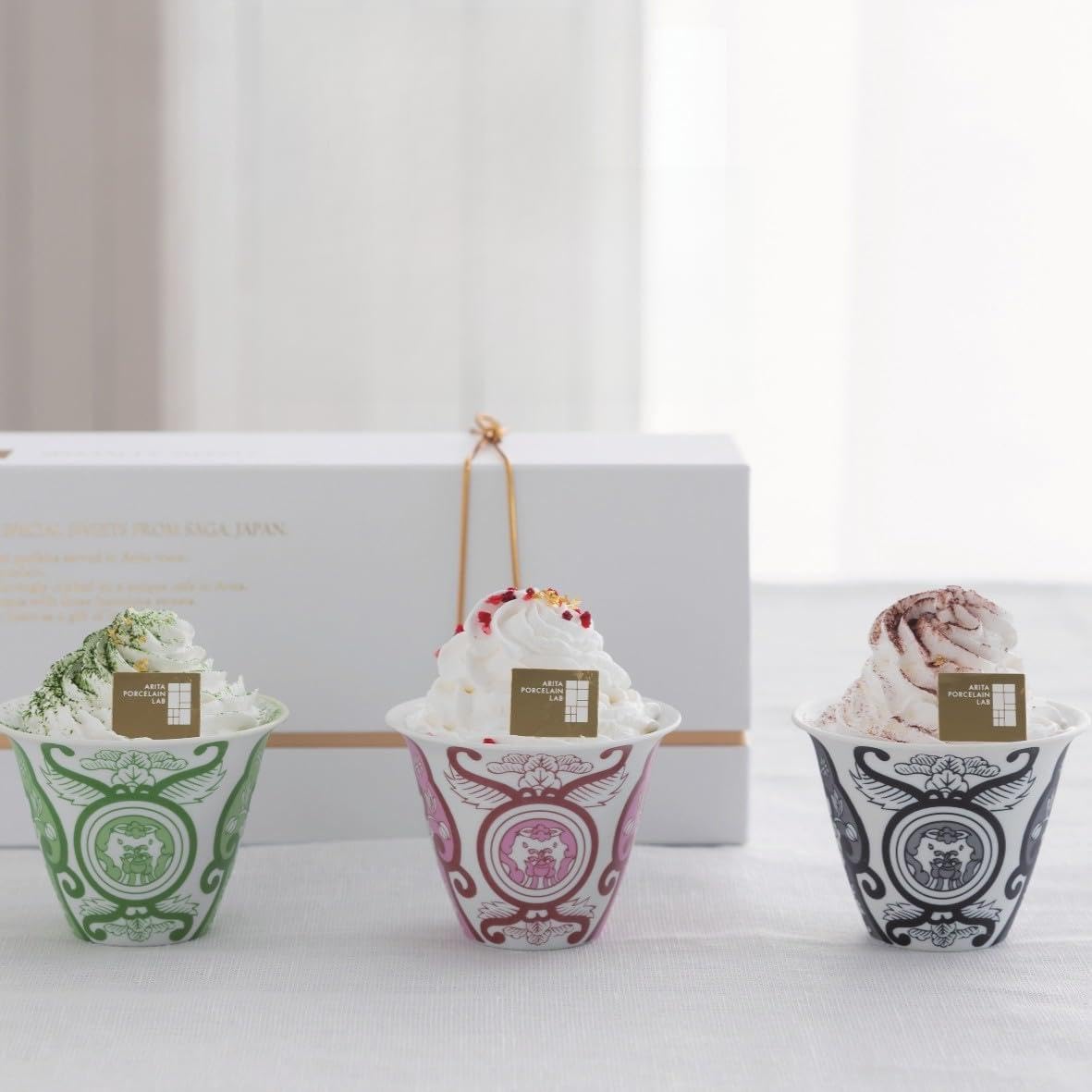 Amazon.co.jp: アリタポーセリンラボ 有田焼 パフェ3個セット【箱