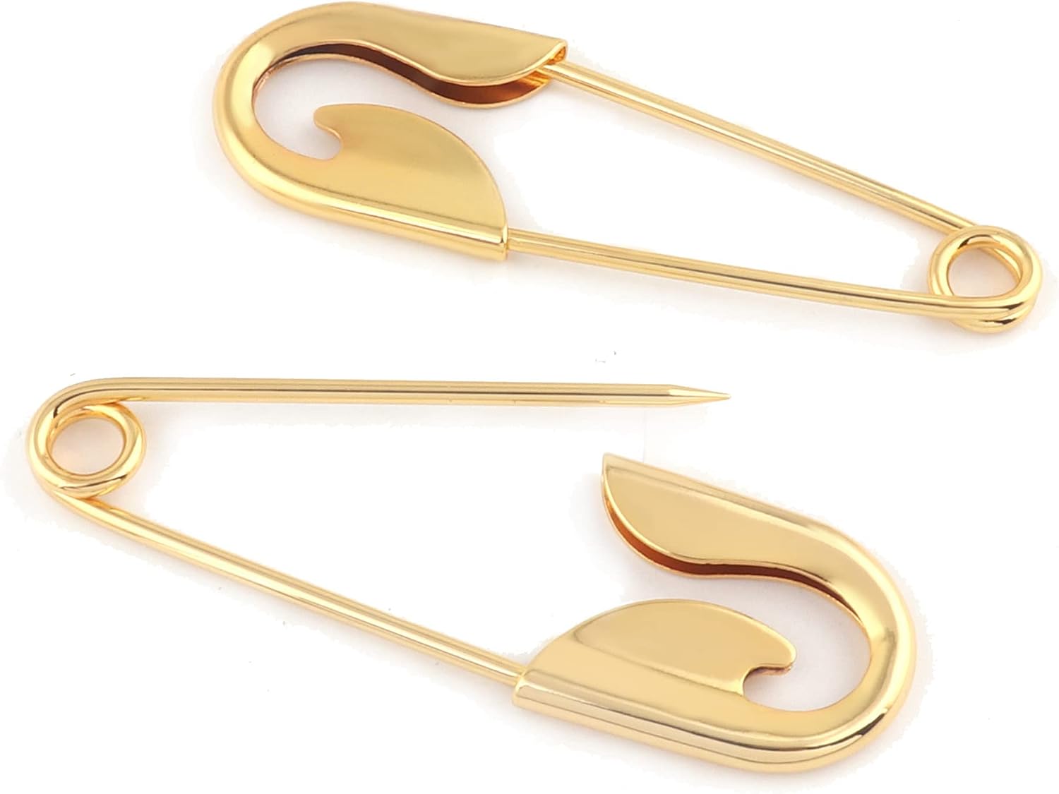 Large Safety Pins Skirt Shawl Large Pin Accessory Hardware Making 4" Giant Laundry Pins Jewelry Jumbo Horse Blanket Pins Handbag Pins 10Pcs (Gold)