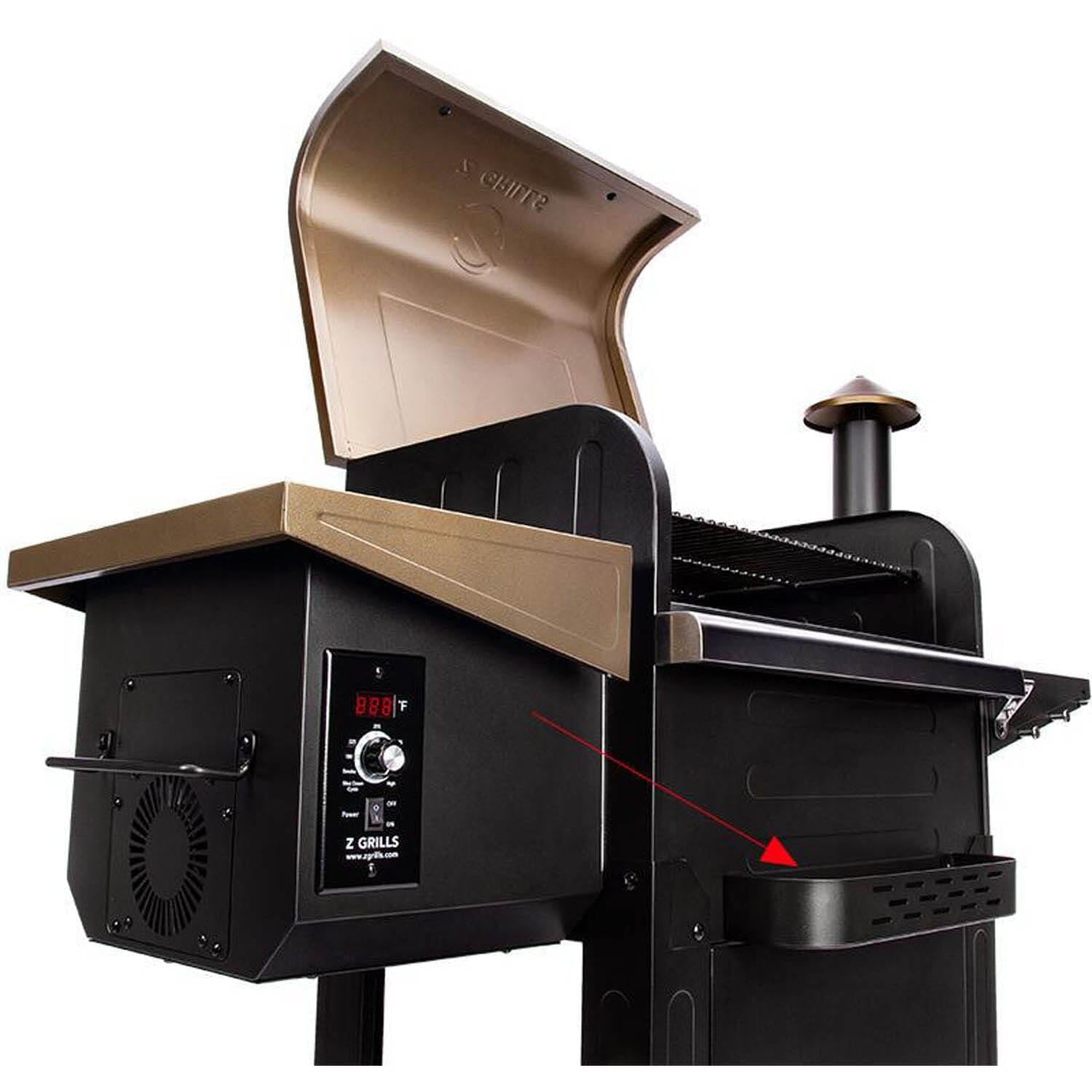 Front Accessory Tray for 600 Series Pellet Smokers Compatible with Z Grills