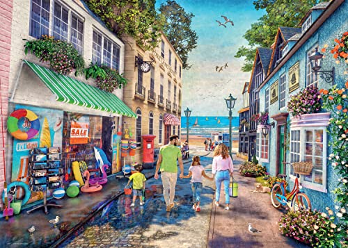 Ravensburger Down the Lane No.3 Seaview Lane 1000 Piece Jigsaw Puzzles for Adults and Kids Age 12 Years Up - Image 2