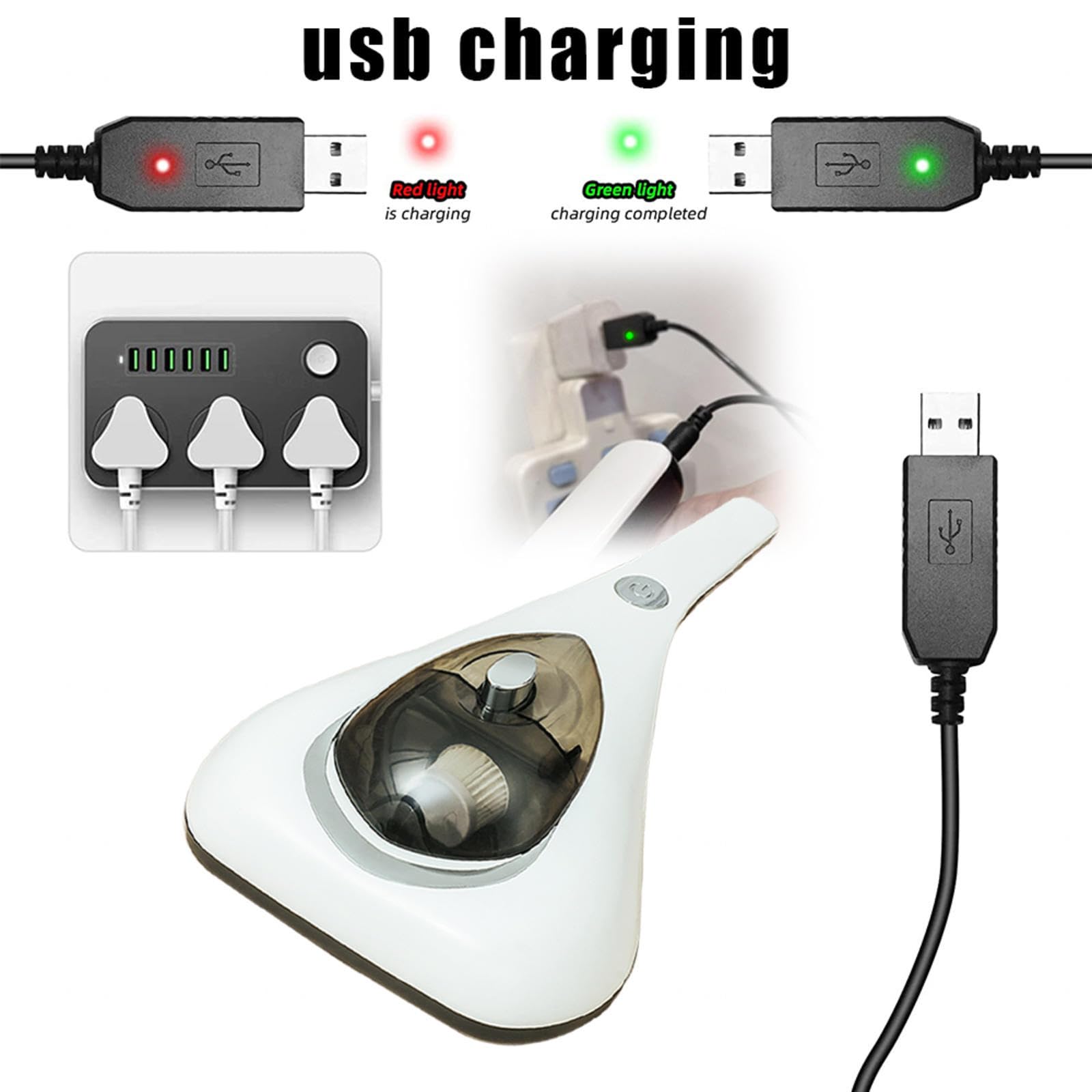 Amazon.co.jp: 布団掃除機 ダニ退治, USB充電式、UVダニ退治