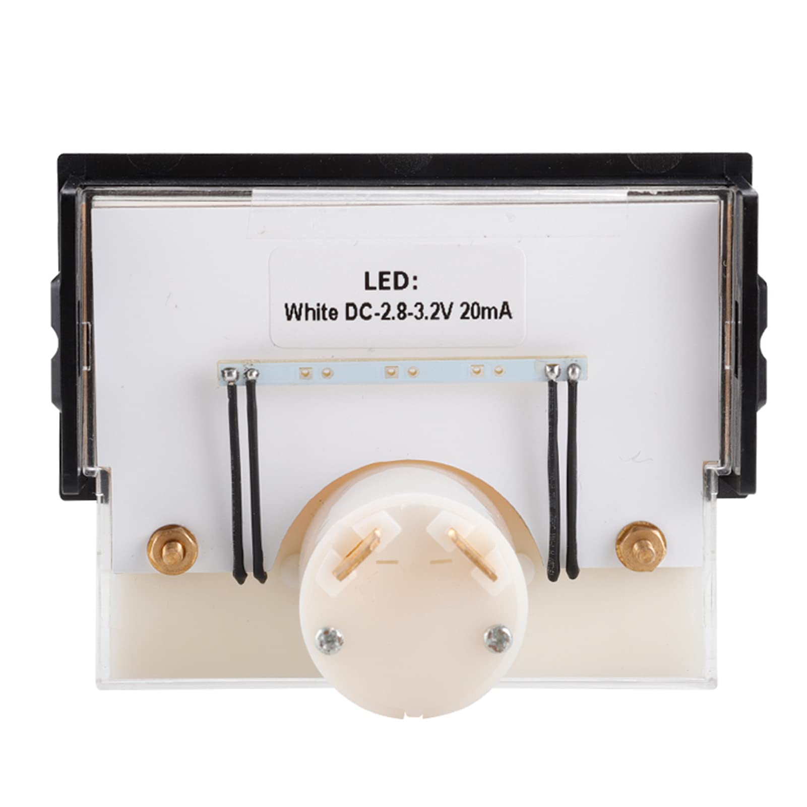 High Precision VU Meter Header TN-73, Indicador de nivel de medidor de VU de audio analógico con retroiluminación para Bricolaje, Estudio, Plataformas de Voz