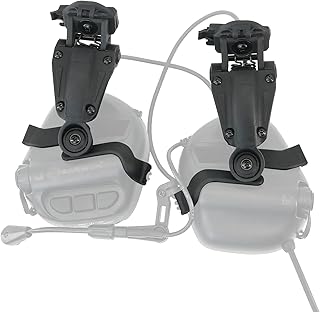 ARC Rail Adapter Tactical Helmet Accessories Compatible with Earmor OPSMEN Electronic Shooting Earmuffs M32-MOD3/M32H-MOD3 Tactical Headsets - HEARFALCOM