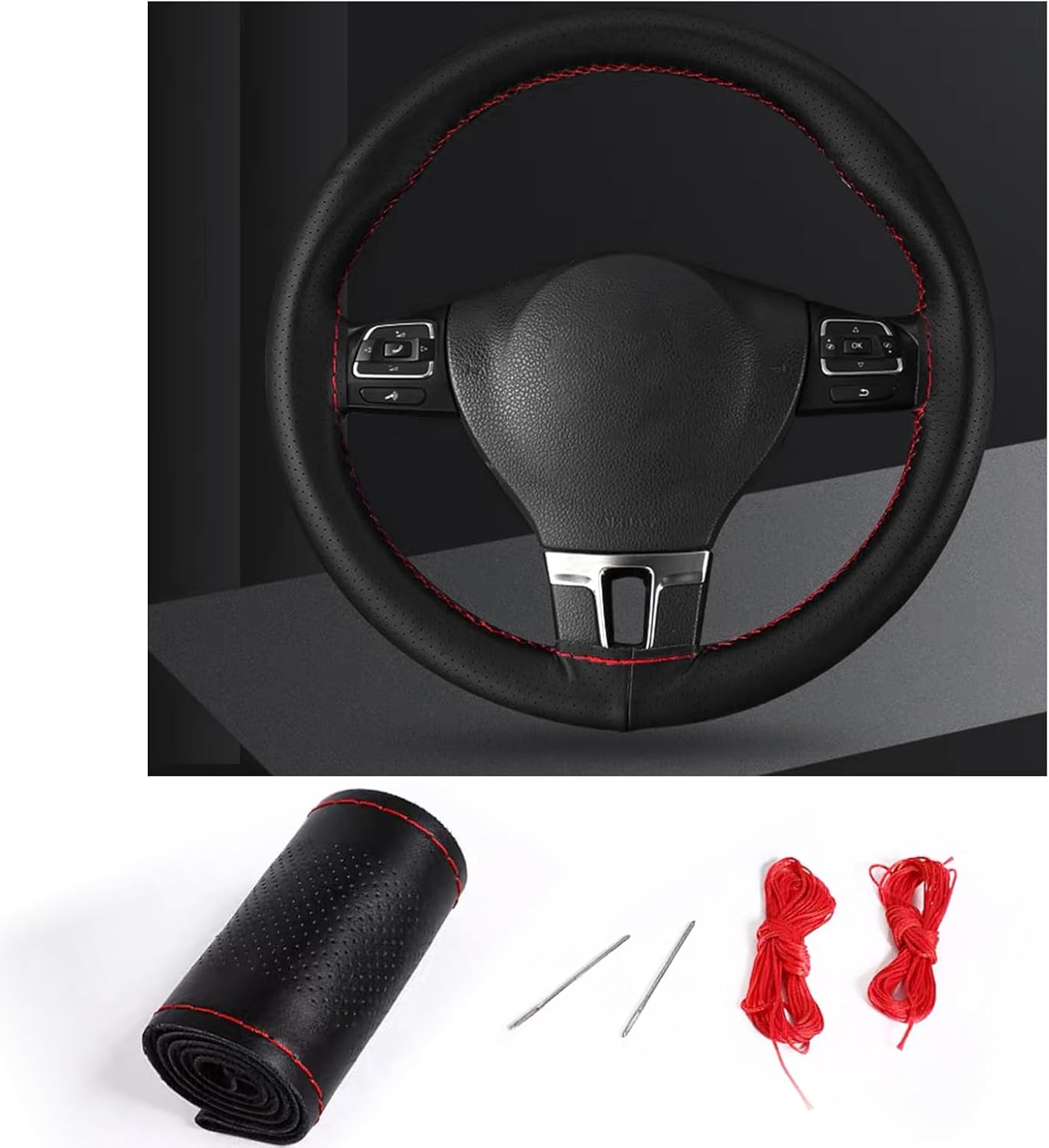 Amazon ハンドルカバー 編み込み式 ステアリングカバー スズキ 新型 アルト ALTO/スイフト & スイフトスポーツ Swift