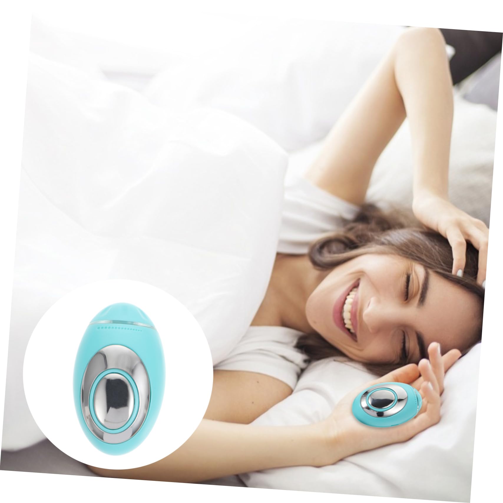 Healeved 2ensembles Appareil De Soulagement Sommeil Intelligent Masseur Portatif à Microcourant à Endormissement Rapide Instrument De Thérapie Usb Pour Adultes