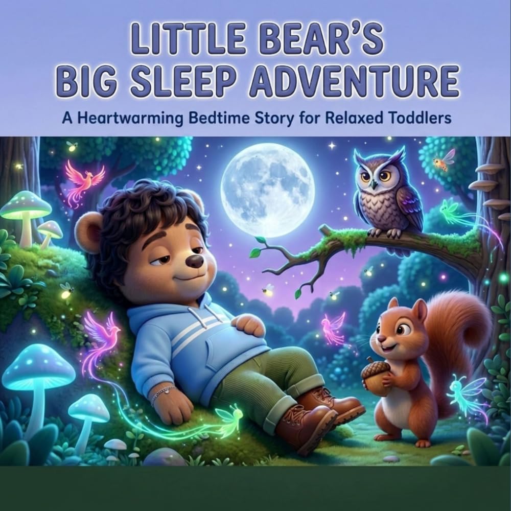Little Bear's Big Sleep: A Bedtime Book for Worried Toddlers: A Gentle Bedtime Story for Toddlers to Ease Anxiety and Sleep Better