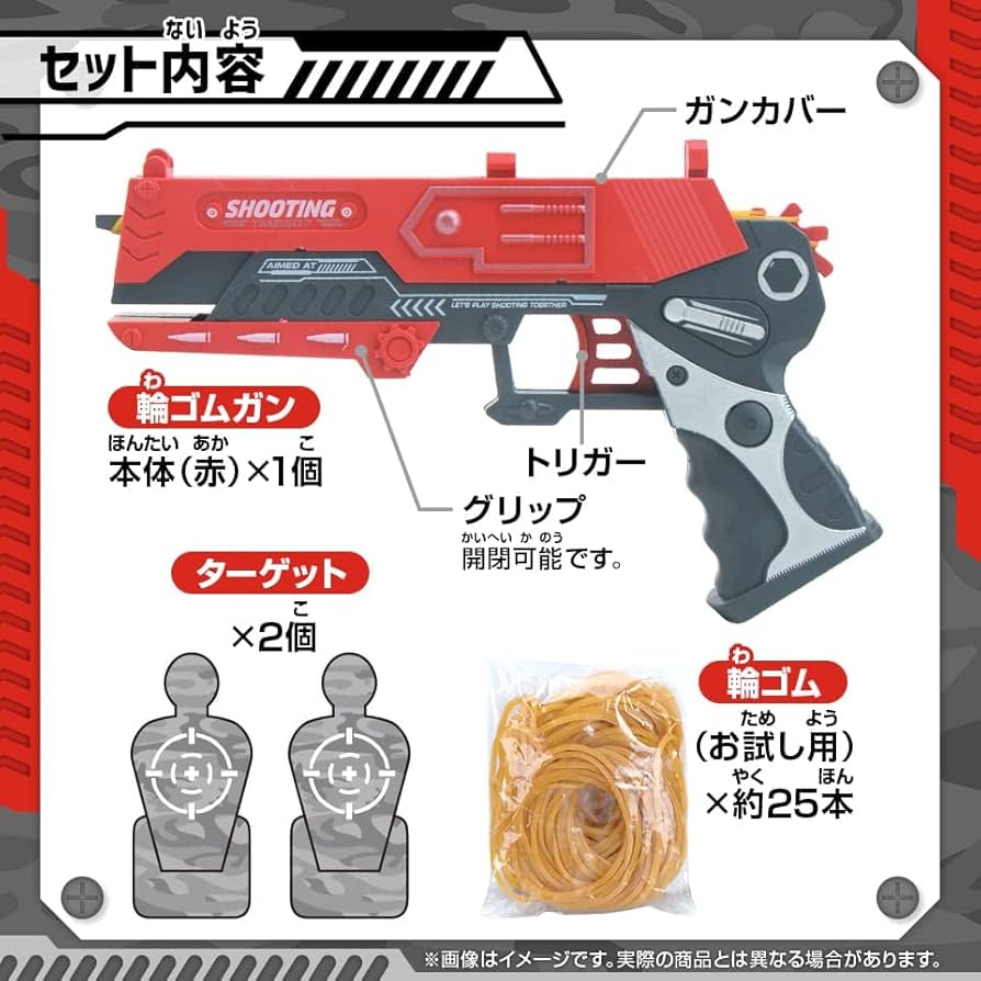 連射式ゴムガン 値下げ交渉可 ニコニコ技術部 フルオートマチック 連射式ゴムガン Yati24-PZ