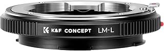 K&F Concept レンズマウントアダプター M-L (ライカMマウントレンズ → Lマウントカメラ変換)Leica Mマウントレンズ To Leica L パナソニックL シグマLマウントカメラ装着用 高精度 無限遠実現 KF-LML