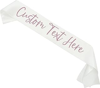 Custom Text Satin Sash | Custom Quote Sash Custom Sash Personalized Sash...