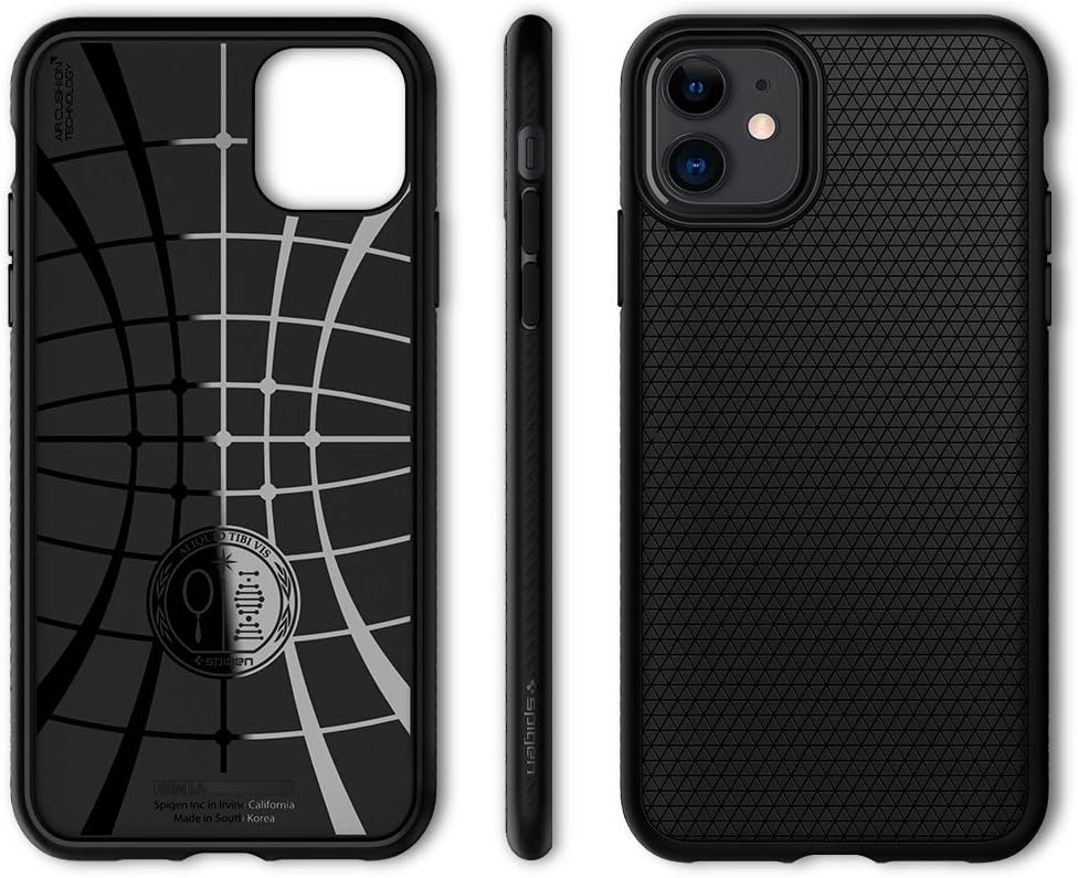 Spigen Liquid Air Armor Designed for iPhone 11 Case (2019) - Matte Black : Cell Phones & Accessories