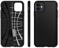 Vista 9 de Spigen Liquid Air - Funda diseñada para iPhone 11 (2019), color negro mate