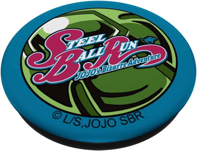 Steel Ball Run Show Logo Colorful Racing Anime PopSockets Adhesive PopGrip