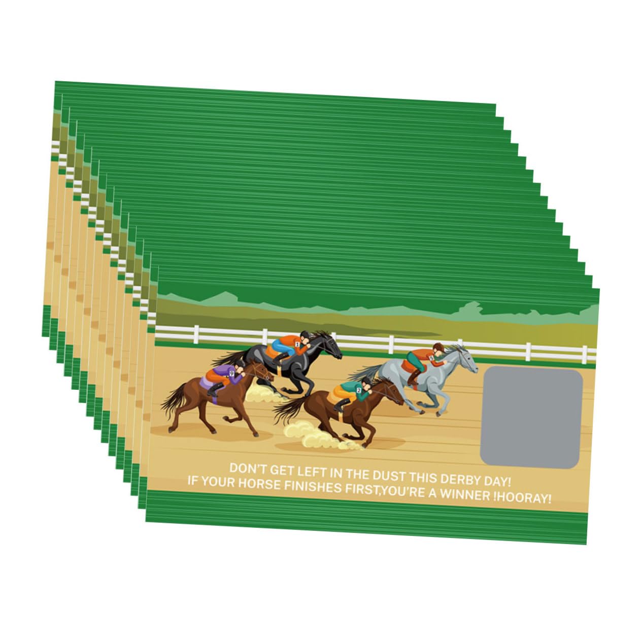 VILLCASE 5 Ensembles Cartes à Gratter Autocollant Jeu De Billets à Gratter Carte à Gratter De Dessin Animé Jeu De Grattage De Fête Cartes De Souhaits à Gratter Papier