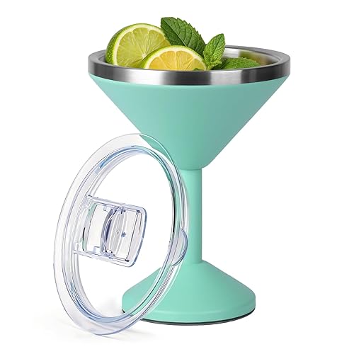 Daximo 13 oz Double-Wall Vacuum Insulated Martini Tumbler – Stainless
