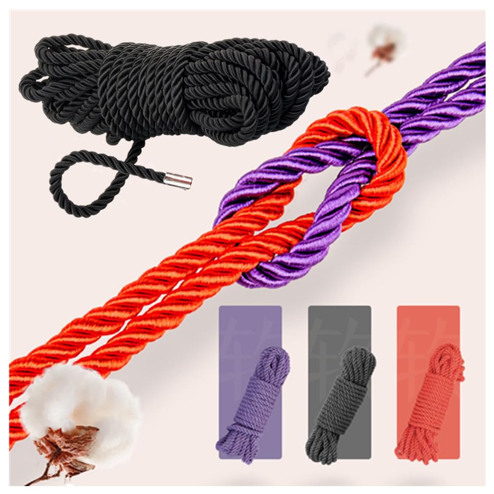ultifunction Soft Cotton Rope - 16Ft/5 2Pcs Durable All Purpose Craft Rope 8 Thick Long Rope ultifunction Soft Cotton Rope - 16Ft/5 2Pcs Durable All Purpose Craft Rope 8 Thick Long Rope