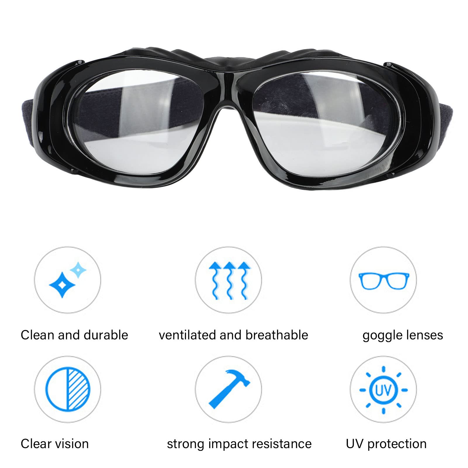Bnineteenteam Sports Goggles,Basketball Football Glasses Lacrosse Goggles for Outdoor Cycling Running Hiking (Black) - Image 4