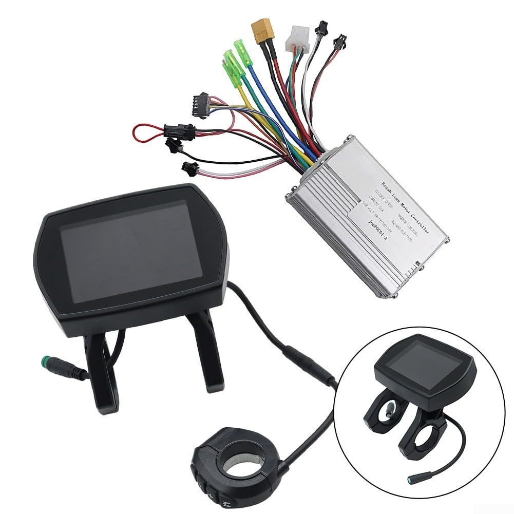 Kit de contrôleur de scooter électrique, 1000 W 48 V, écran LCD, compteur numérique compatible avec scooter pour Kugoo G2Pro (1 écran)