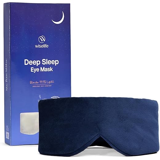 WiseLife Luxury Silk Velvet Sleep Eye Mask