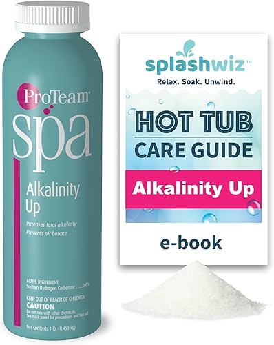 ProTeam Spa - Aumento de alcalinidad para bañera de hidromasaje para mantener la alcalinidad para bañera de hidromasaje spa - con SplashWiz Spa &