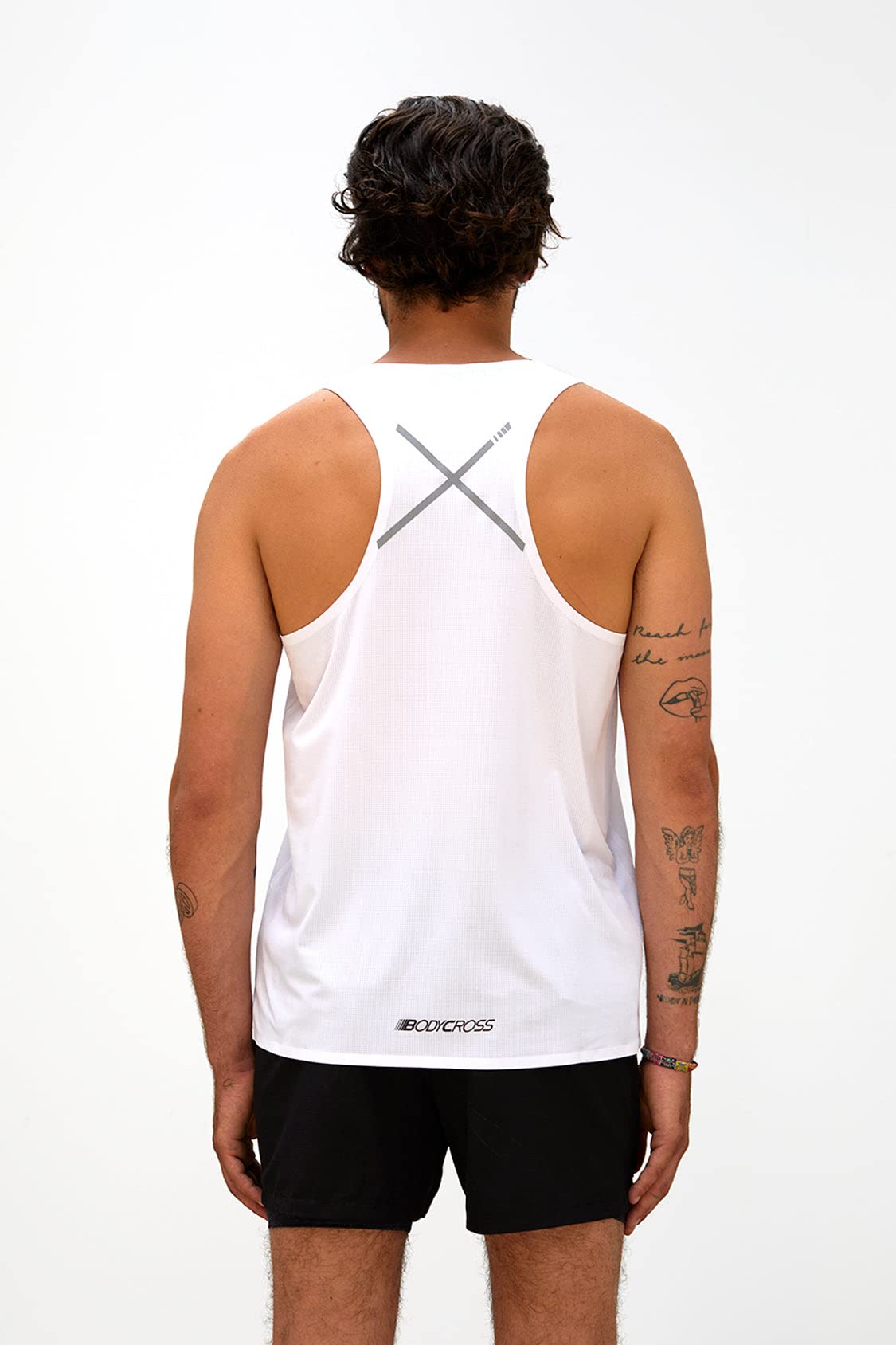 BODYCROSS Canottiera Brice Bianco