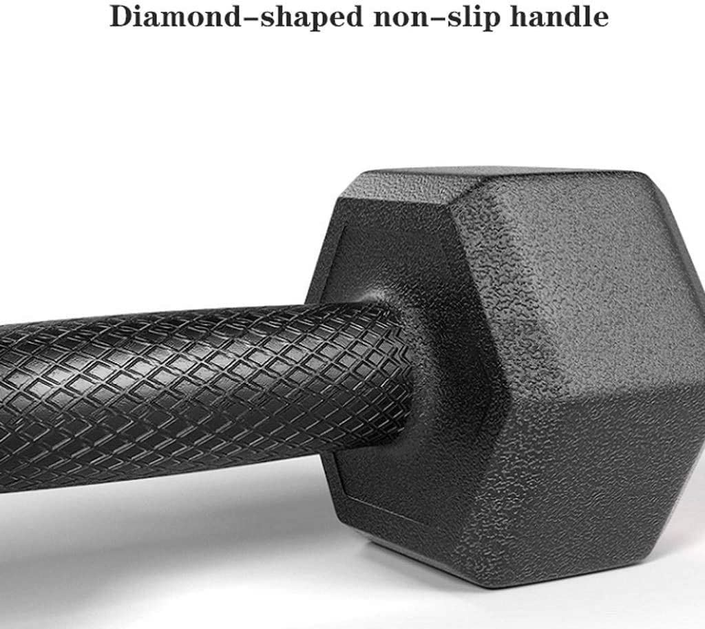 Encanto PVC Hex Dumbbells For Men & Women Strength Training 1kg-5kg Hex Dumbbell (2) 2