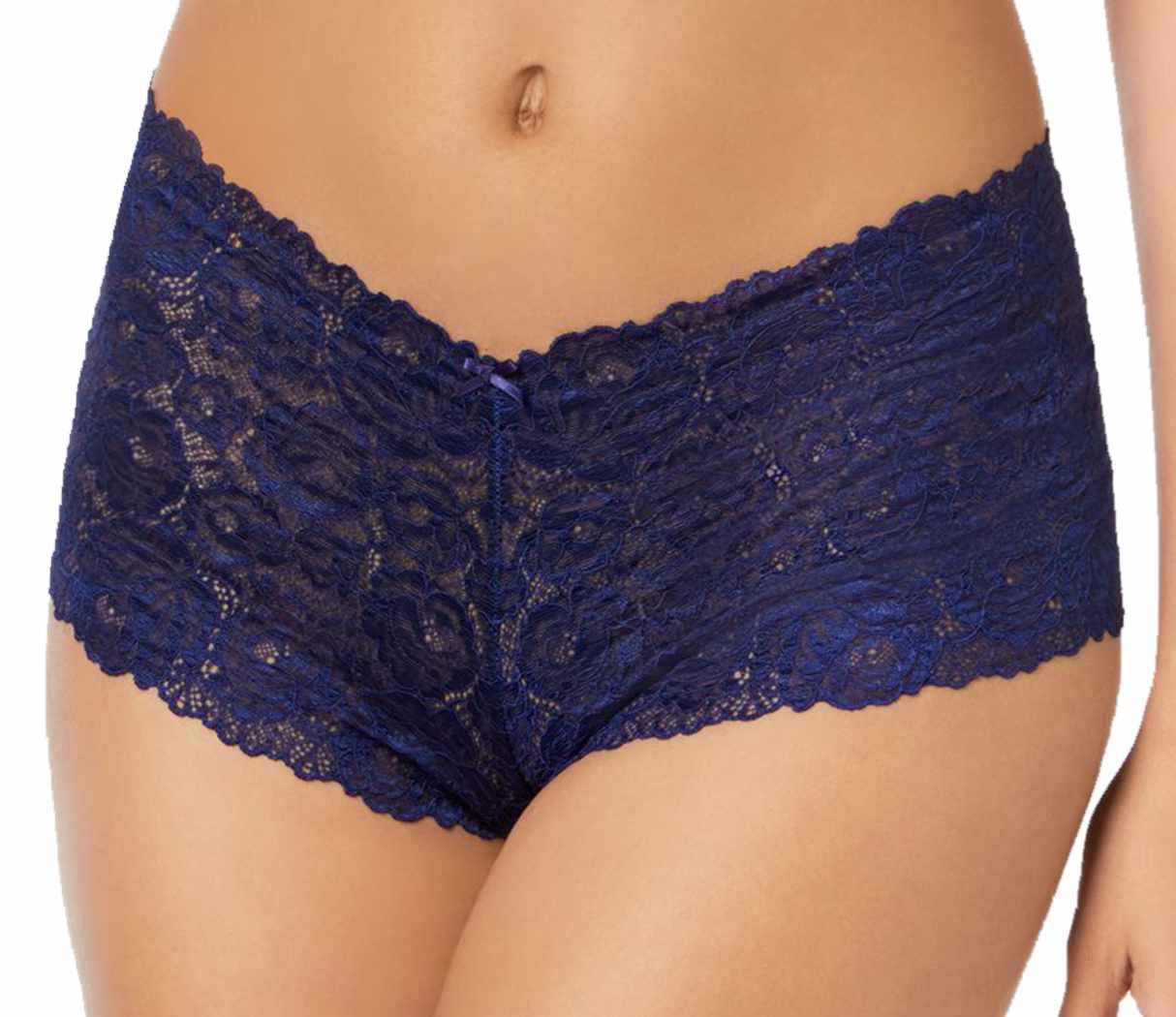 I.N.C. International ConceptsINC Intimates Navy Floral Everyday Boy Short Size: XL, Blue, XL