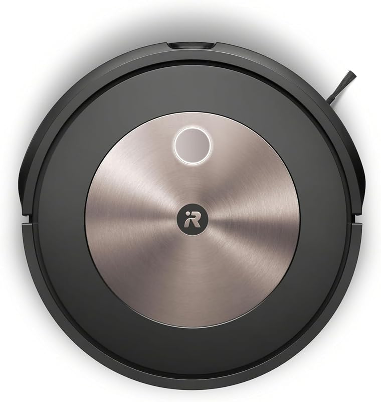iRobot Roomba J7, Robot Aspirapolvere Wi-Fi, Mappatura Intelligente, Rilevamento Ostacoli, 2 Spazzole, Adatto Animali Domestici, Programmabile con App e Assistente Vocale, Bronzo