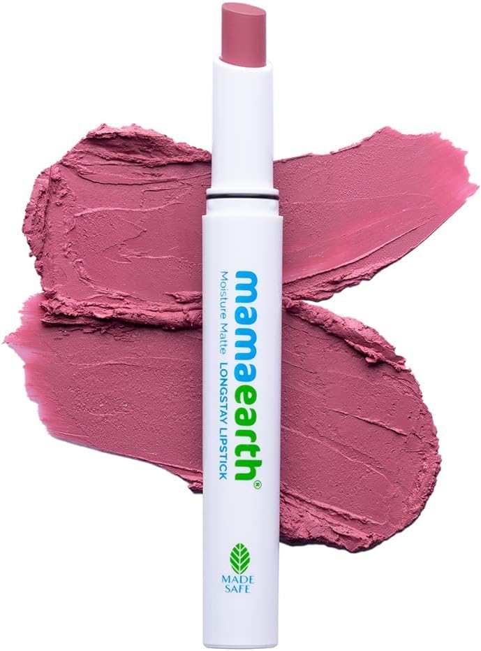 Moisture Matte Longstay Lipstick with Avocado Oil & Vitamin E - 08 Pink Tulip - 2g