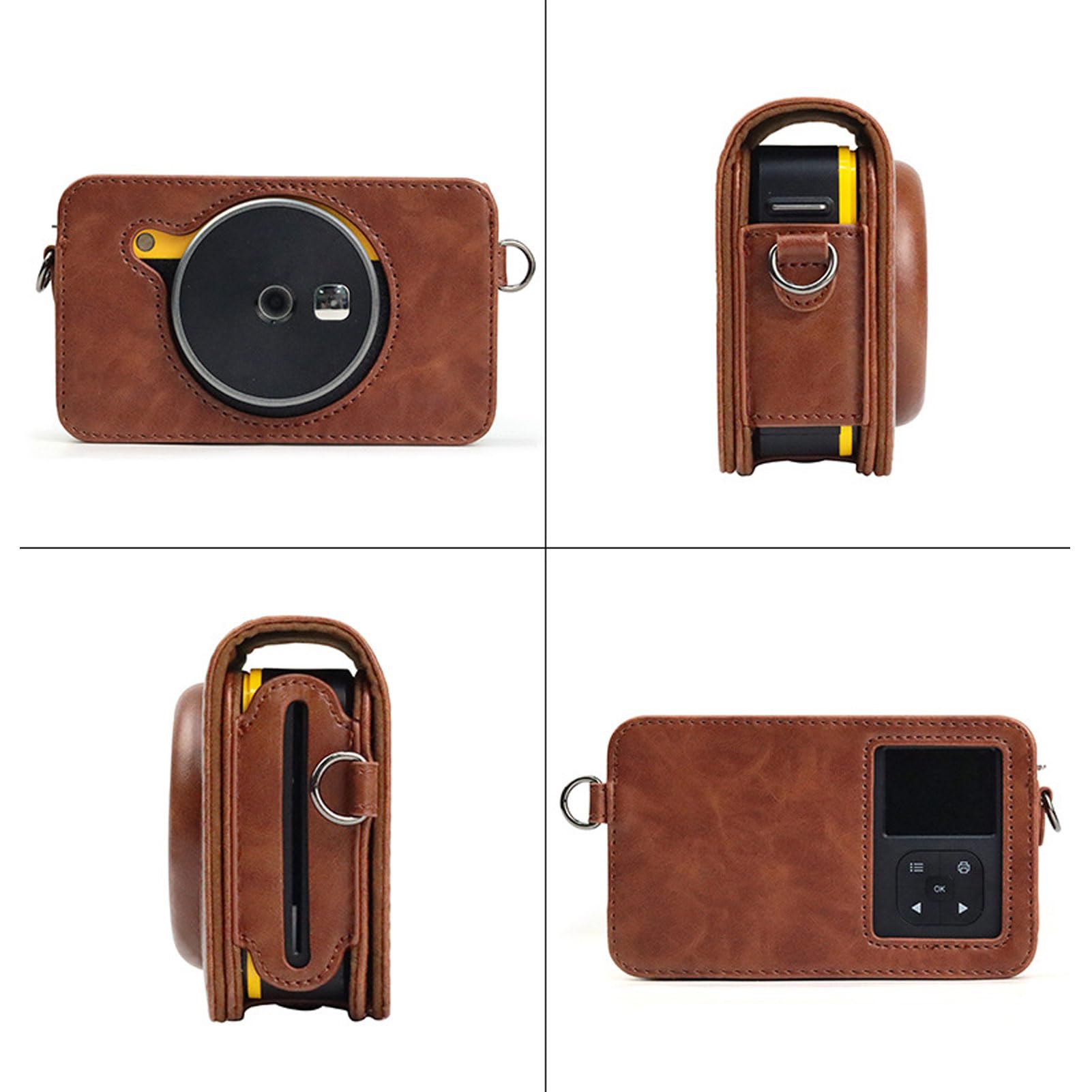 Custodia Mini 2 Retro, Custodia Protettiva in Pelle PU per Fotocamera C210R Mini