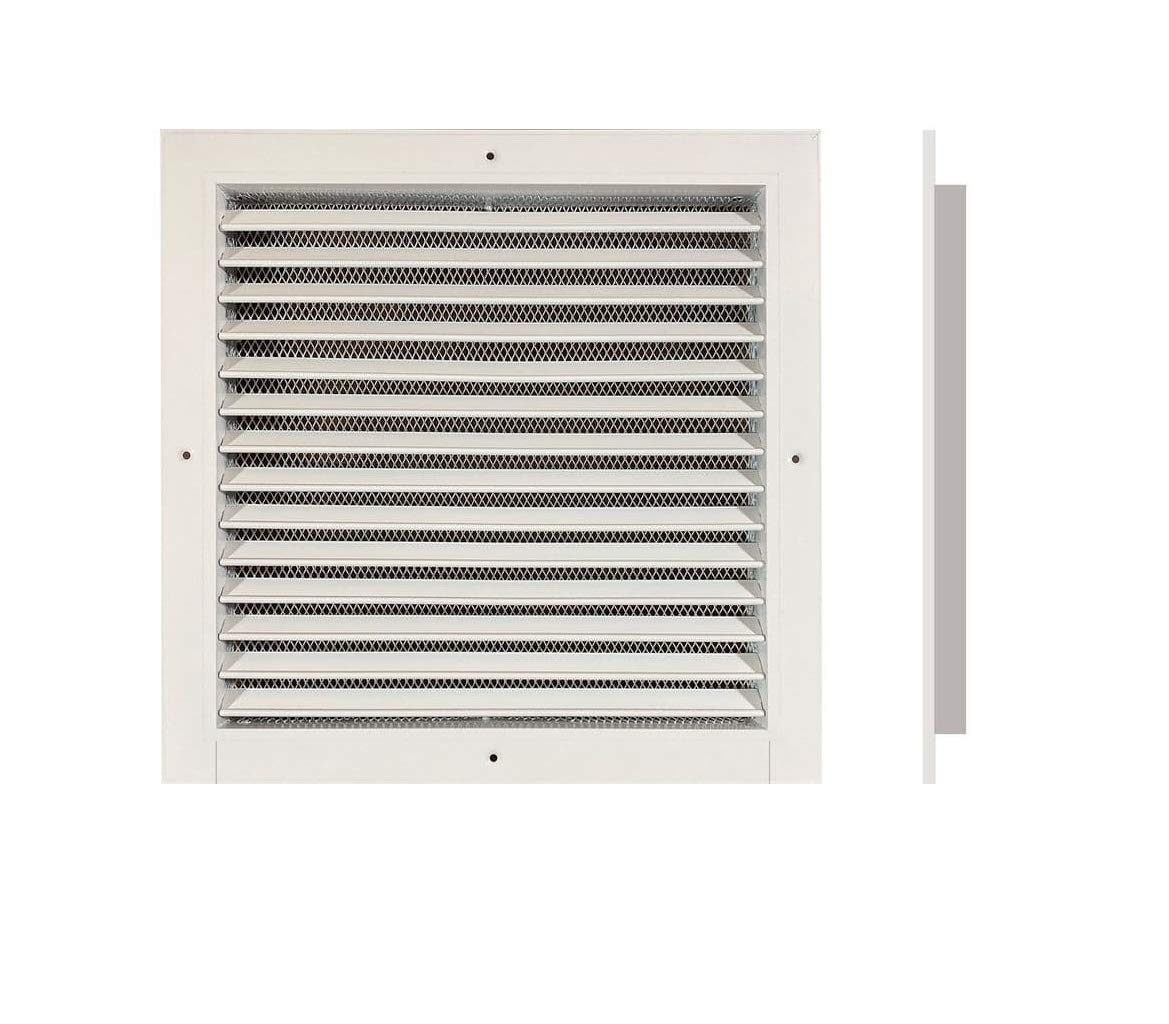 Buy BYSON 16" X 16" Aluminum Return Grille Easy Air Flow Linear Bar