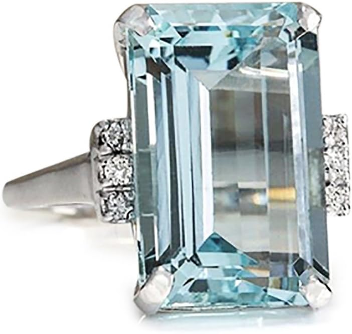 Jewelry Woman's Wedding Ring for Women Anniversary Promise Engagement Simulated Diamond