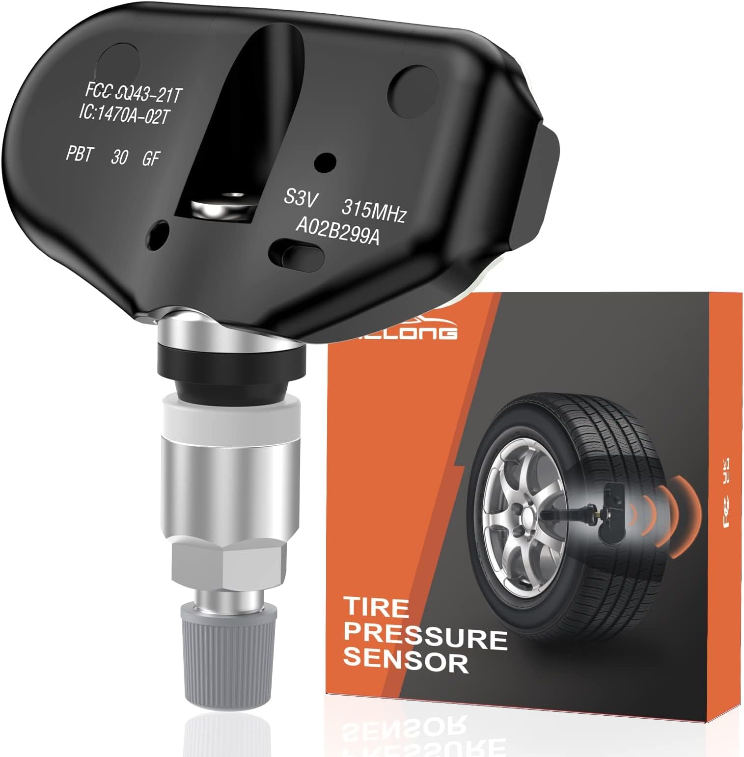 315MHZ Tire Pressure Monitor System Sensors for Acura MDX 2005 2006 TL 2006-2008 RL 2005-2008|Honda Odyssey Touring 2005-2007 Ridgeline 2006-2014 Pilot 2005-2008 06421-S3V-A04 1PC