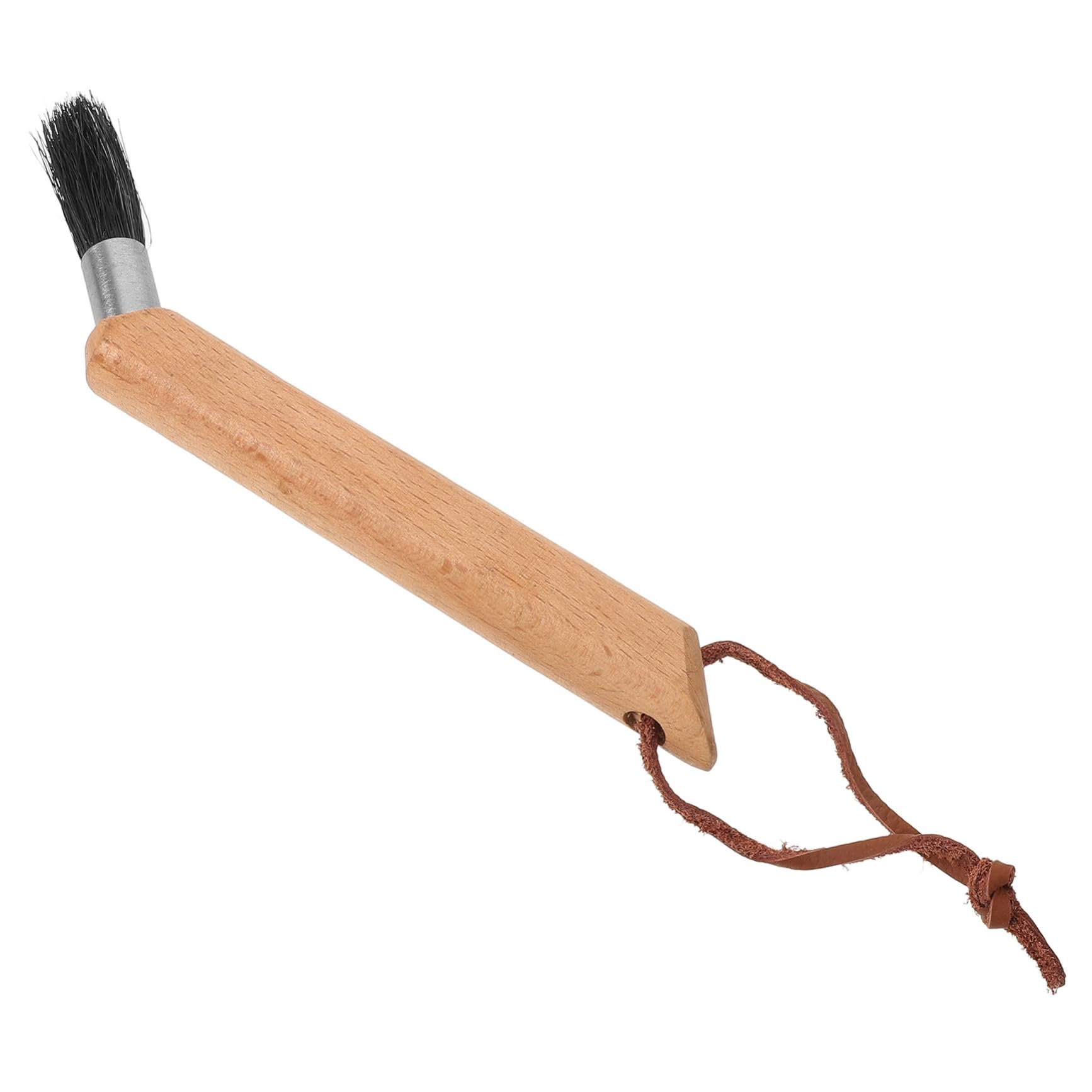 Cepillo De Limpieza Para Cafetera Espresso Redondo Pequeño Suave Profesional Para Cepillo Largo Para Limpiar Rebabas De Cafetera De Haya
