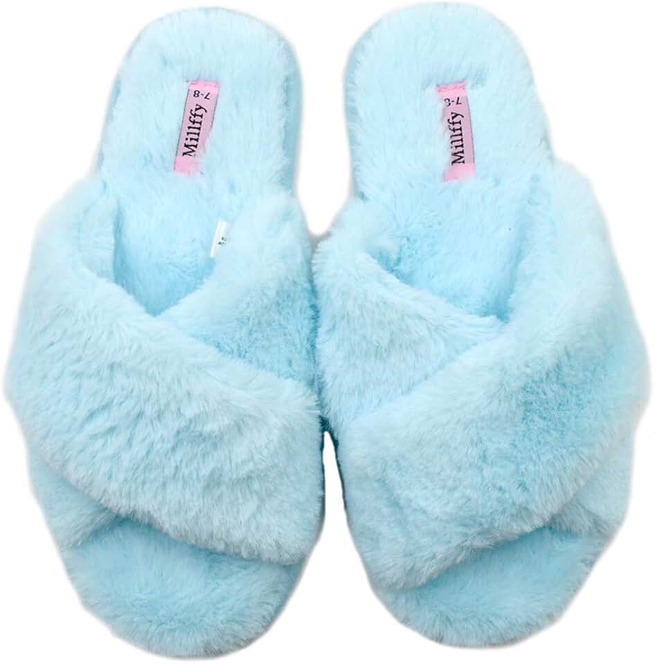 blue colour slippers