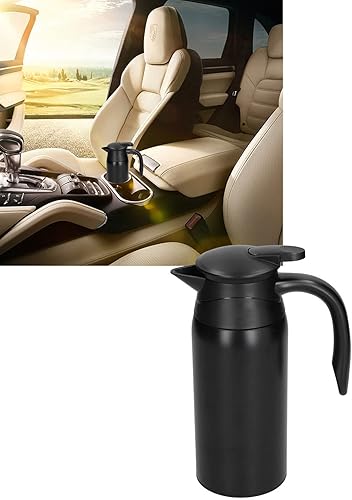 Miniatura 8 de Olla de agua de gran capacidad para suministros de coche automático normalmente abierto modo dual (12V24V Mi Yi negro mate viene con una base)