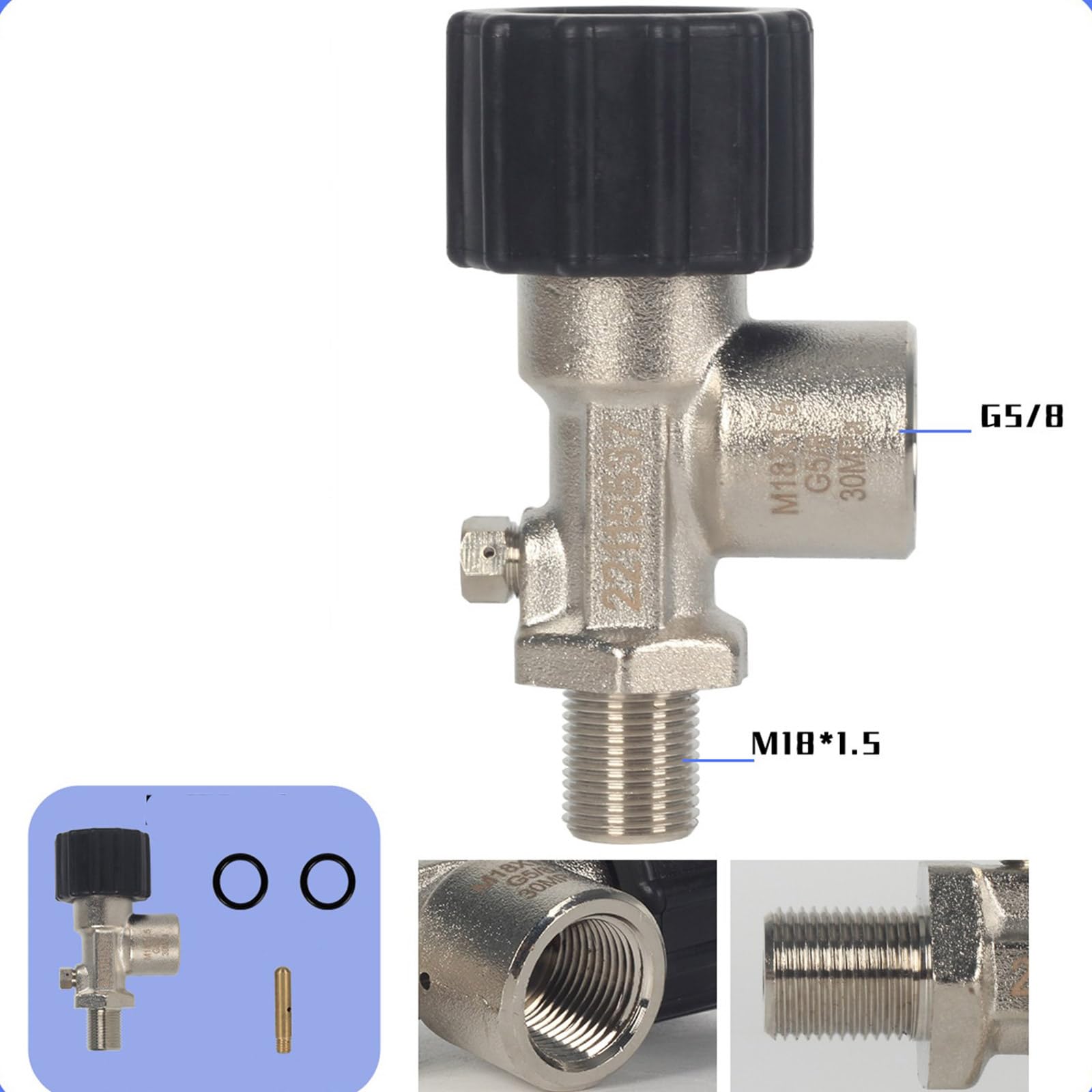 Professionelle Tauchflaschen, Ventile, Adapter, Schwerer Typ, Atemregler für Unterwasseratemsysteme, hocheffiziente Luftflaschen