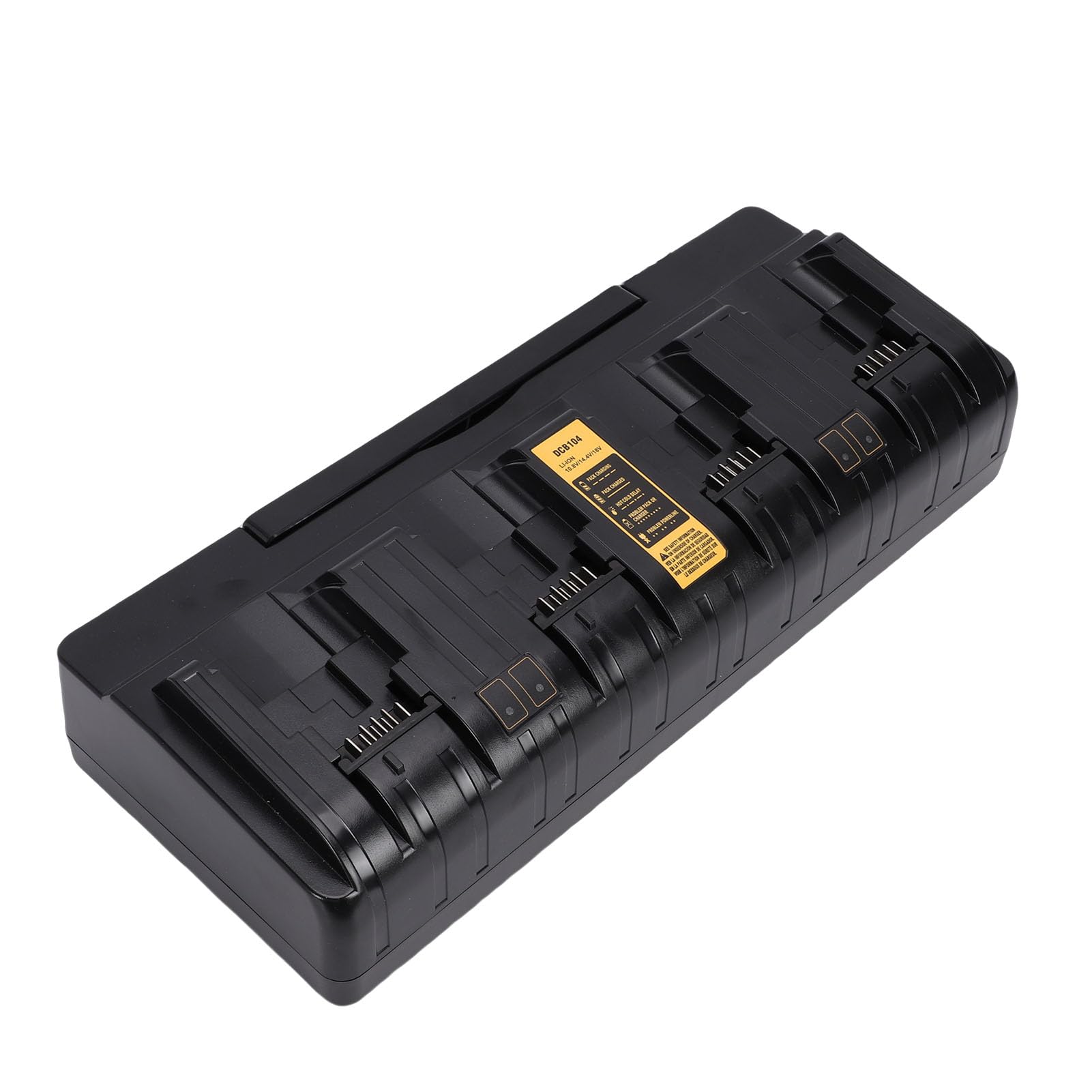 4-portowa ładowarka do Elektronarzędzi z Szybkim ładowaniem 3A i Zabezpieczeniem Przed Przegrzaniem do Akumulatorów Litowo-jonowych DCB104 DCB127 DCB182 DCB184 DCB200 (wtyczka UE)