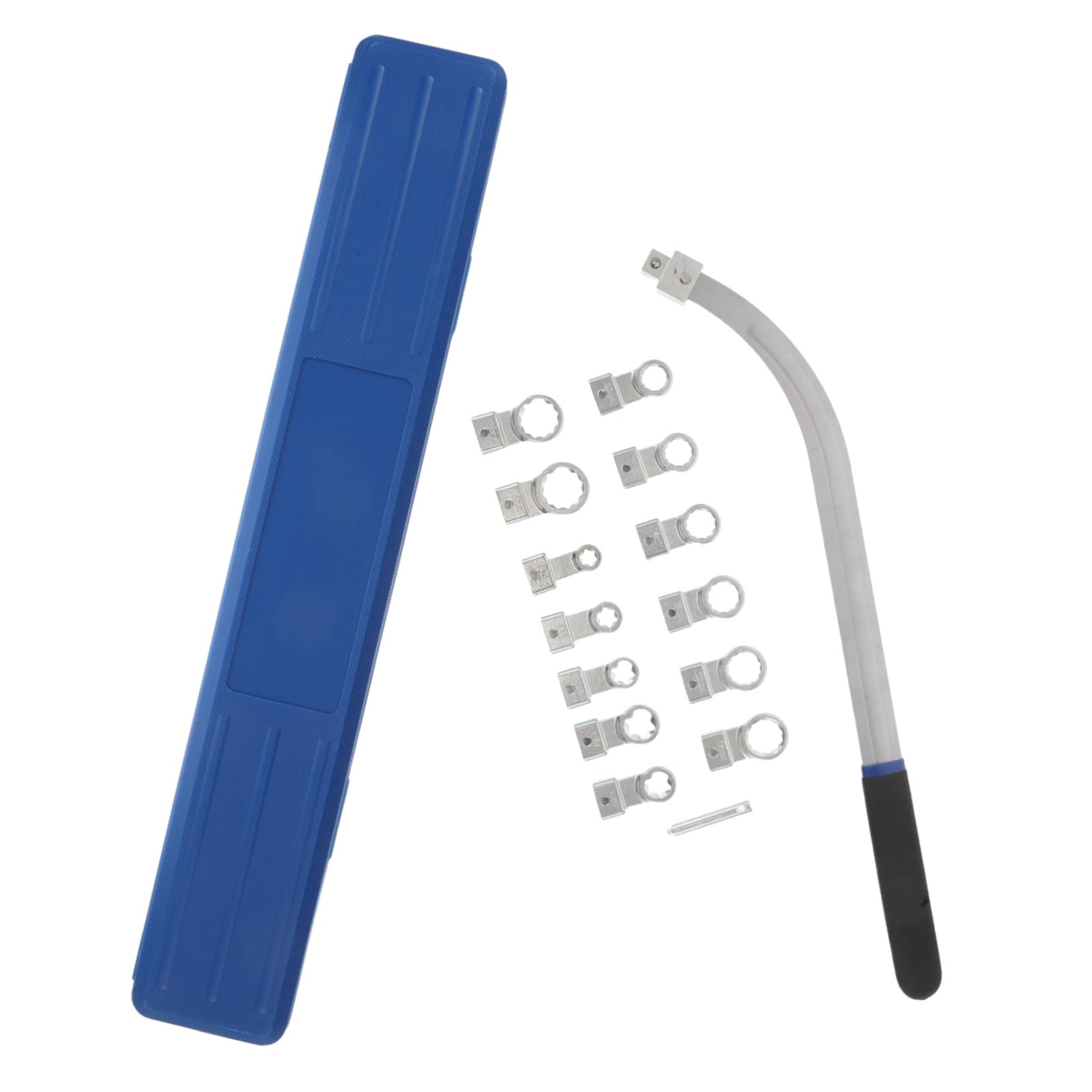 Kit 15 Pezzi Strumenti per Riparazione Motore Auto con Chiave Regolabile per Tendicinghia e Puleggia Folle in Acciaio Argento per Manutenzione Automobilistica