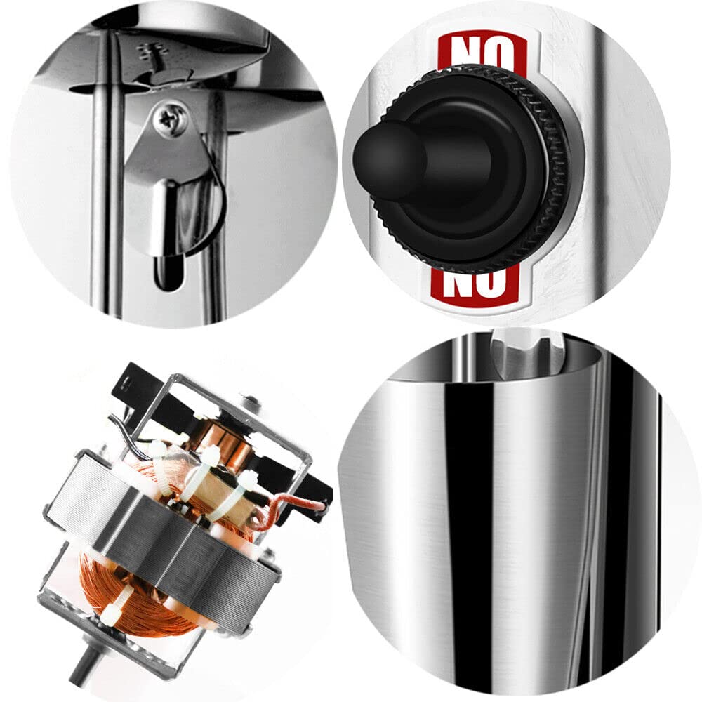Frullatore da 180 W, per bevande, cocktail, albume d'uovo, frullatore, 650 ml, in acciaio inox