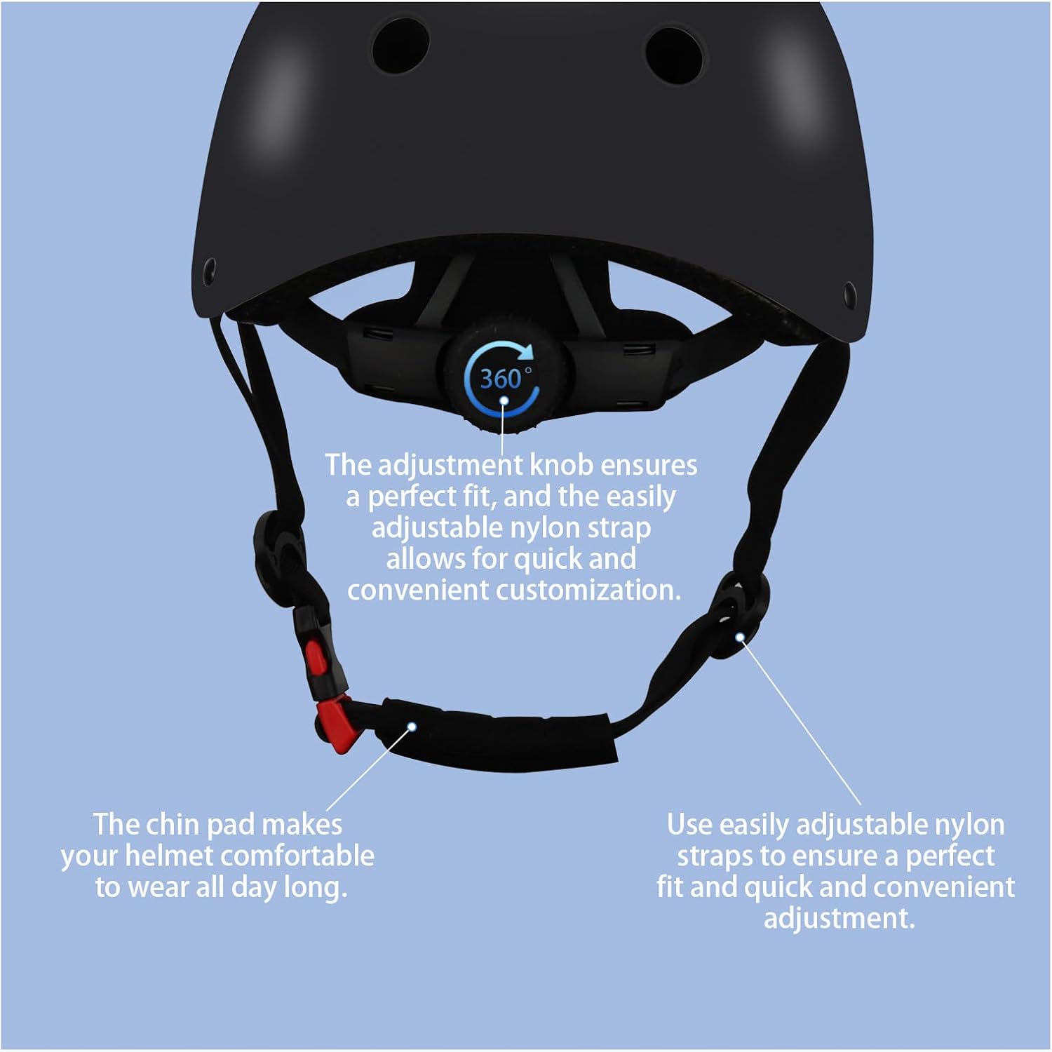 Color Gradient Adjustable Kids Bike Helmet with Knee & Elbow Pads Set | Multi-Sport Safety Gear for Boys & Girls Ages 5-14 | Skateboarding, Scooters, Roller & Inline Skating, Longboarding