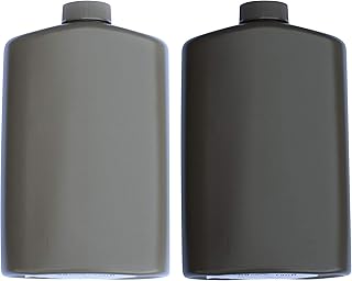 SportFlask Fighter Pilot Flask Great for Concerts, Fishing, Skiing, Backpacking, Hiking - 16oz US Military Issue Plastic Flask BPA Free Made in USA (Black + Green)