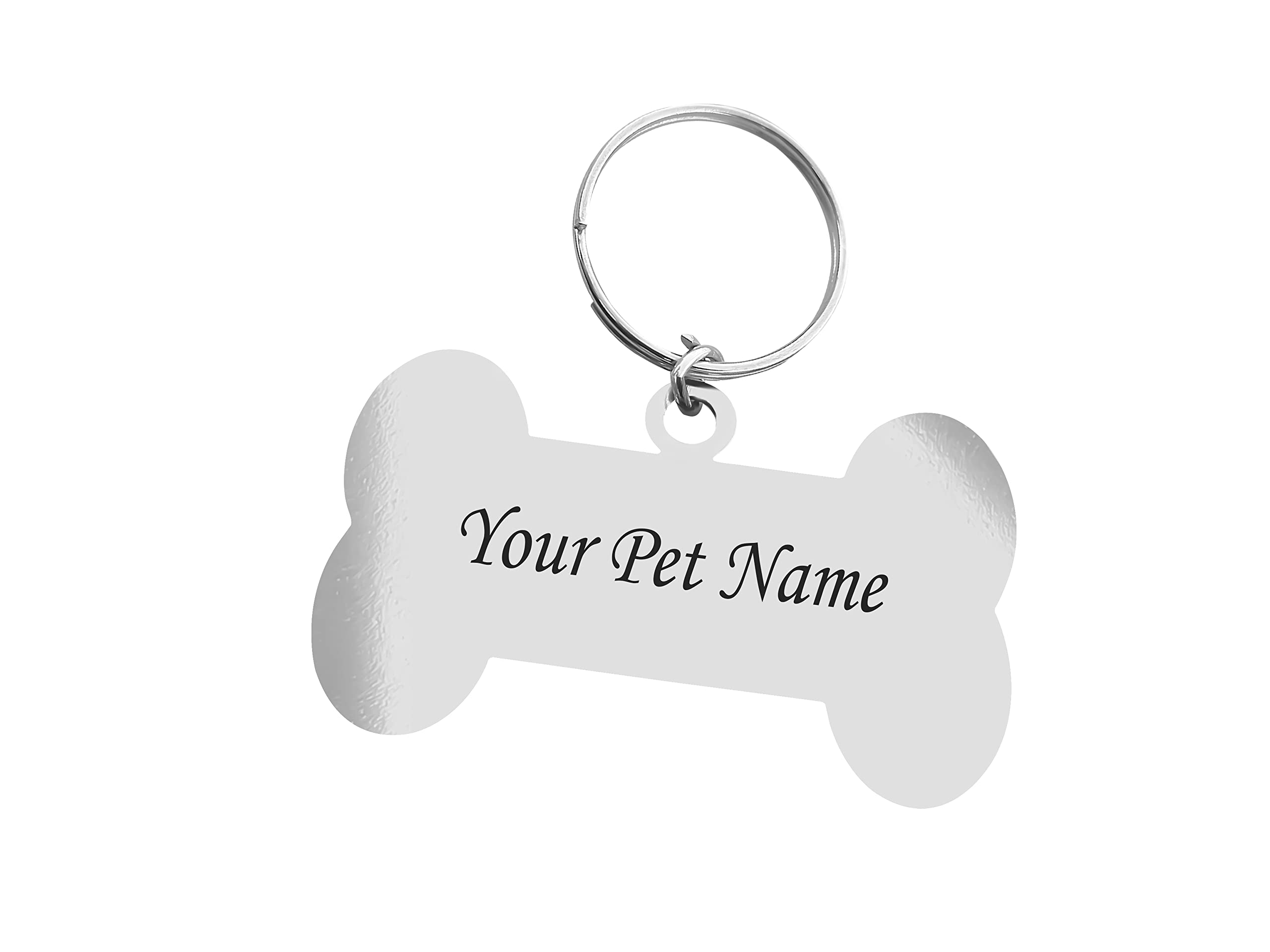 Savri Personalized Stainless Steel Laser Engraved Name Tag for Pet Dog - Personalised Collar Tag ID - Customized Accessory for Identification and Safety - Name, Address, Contact (Steel Dogs). (B09MMB178Z) Amazon Price History, Amazon Price Tracker