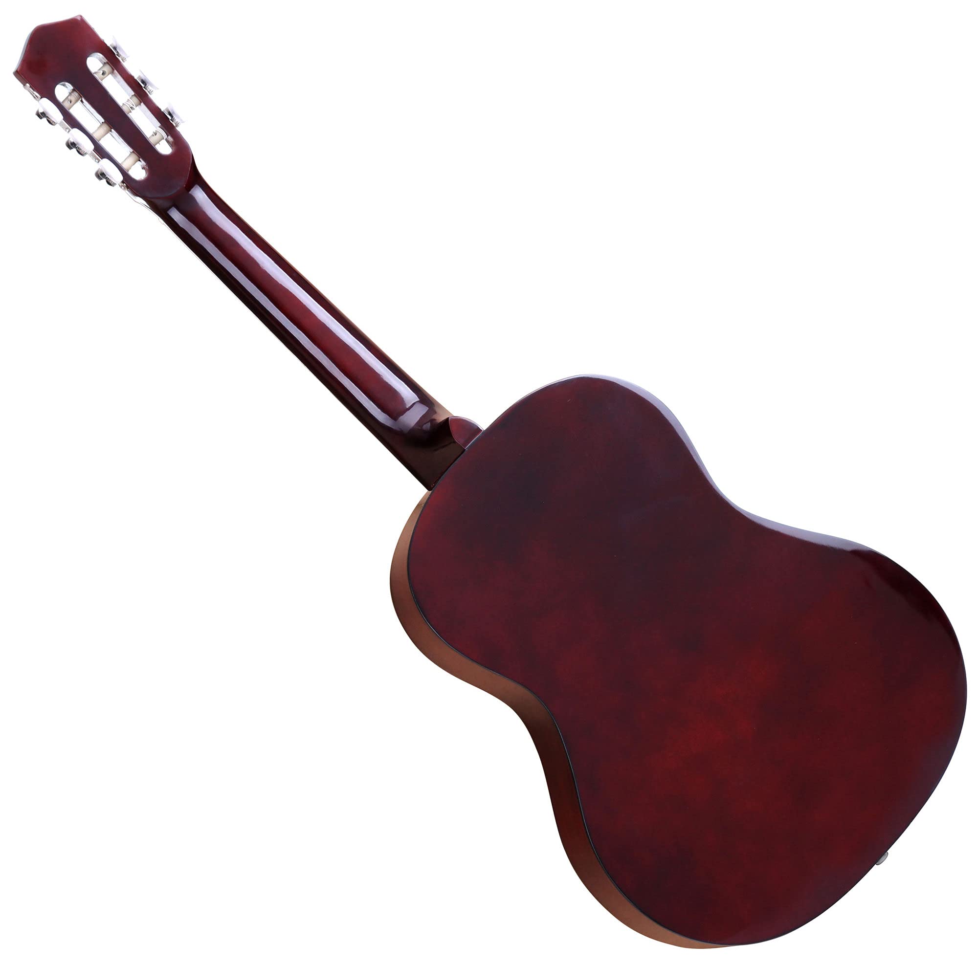 Classic Cantabile AS-861 Konzertgitarre 4/4 Starter-SET (akustische Klassikgitarre, geeignet für Kinder ab 14 Jahren, Tasche, Saiten, Noten, Plektren, Stimmpfeife) natur