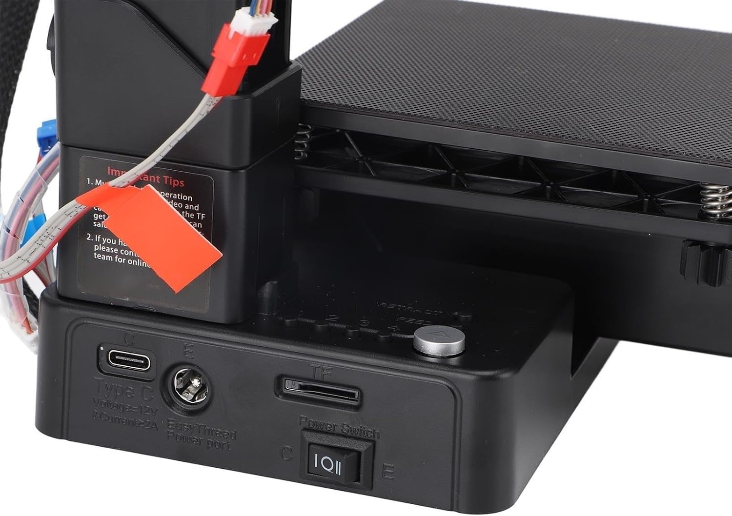 Mini Stampante 3D Per Principianti, Stampante 3D Compatta Con Livellamento Automatico, Volume Di Stampa 100x100x100mm, Supporta Filamenti PLA & TPU Per Progetti Domestici E Scolastici(Black)