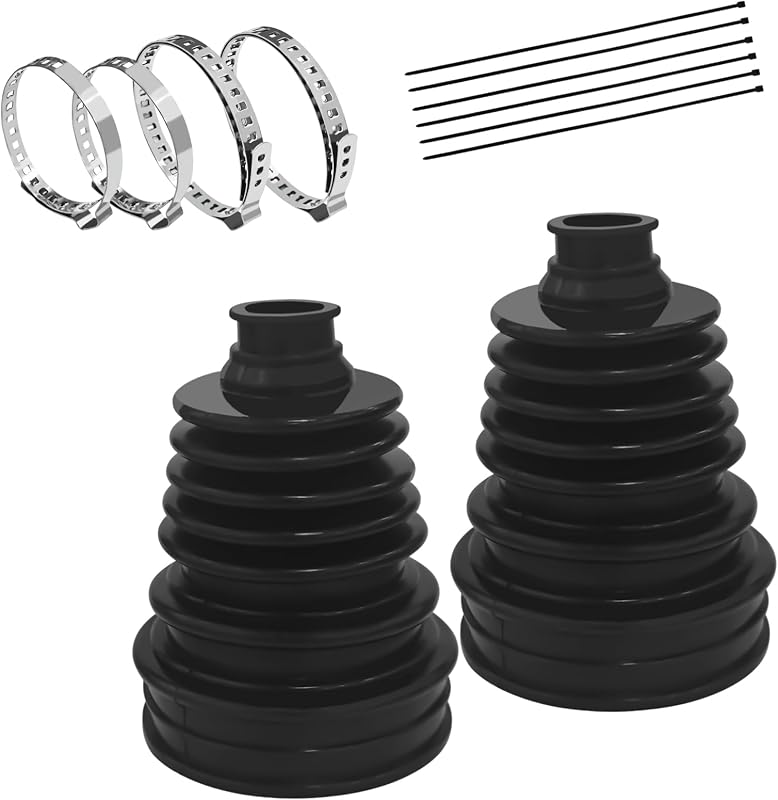Kit de Reparo da Coifa da Junta Homocinética HHZL em Silicone para Eixo de 19 mm a 24 mm – 2 conjuntos