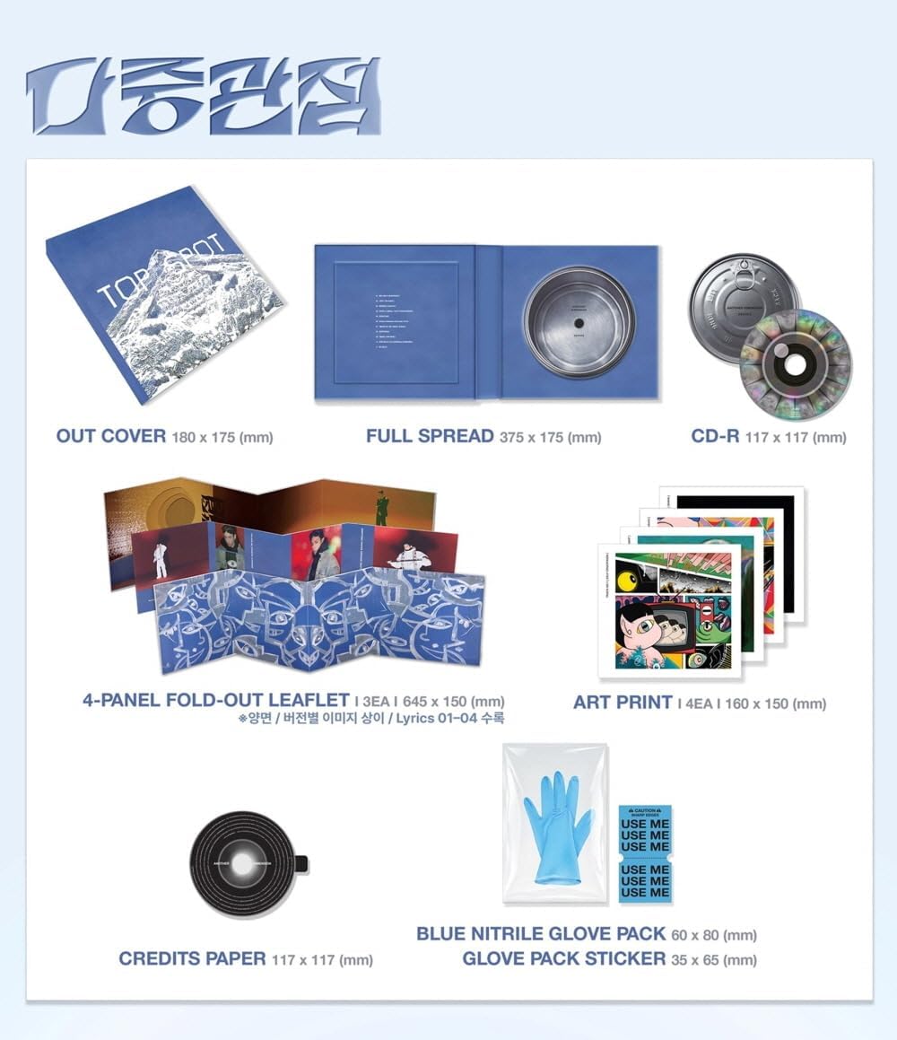 T.O.P Choi Seung Hyun - Top Spot - 다중관점 Another Dimension CD (3 versions SET)