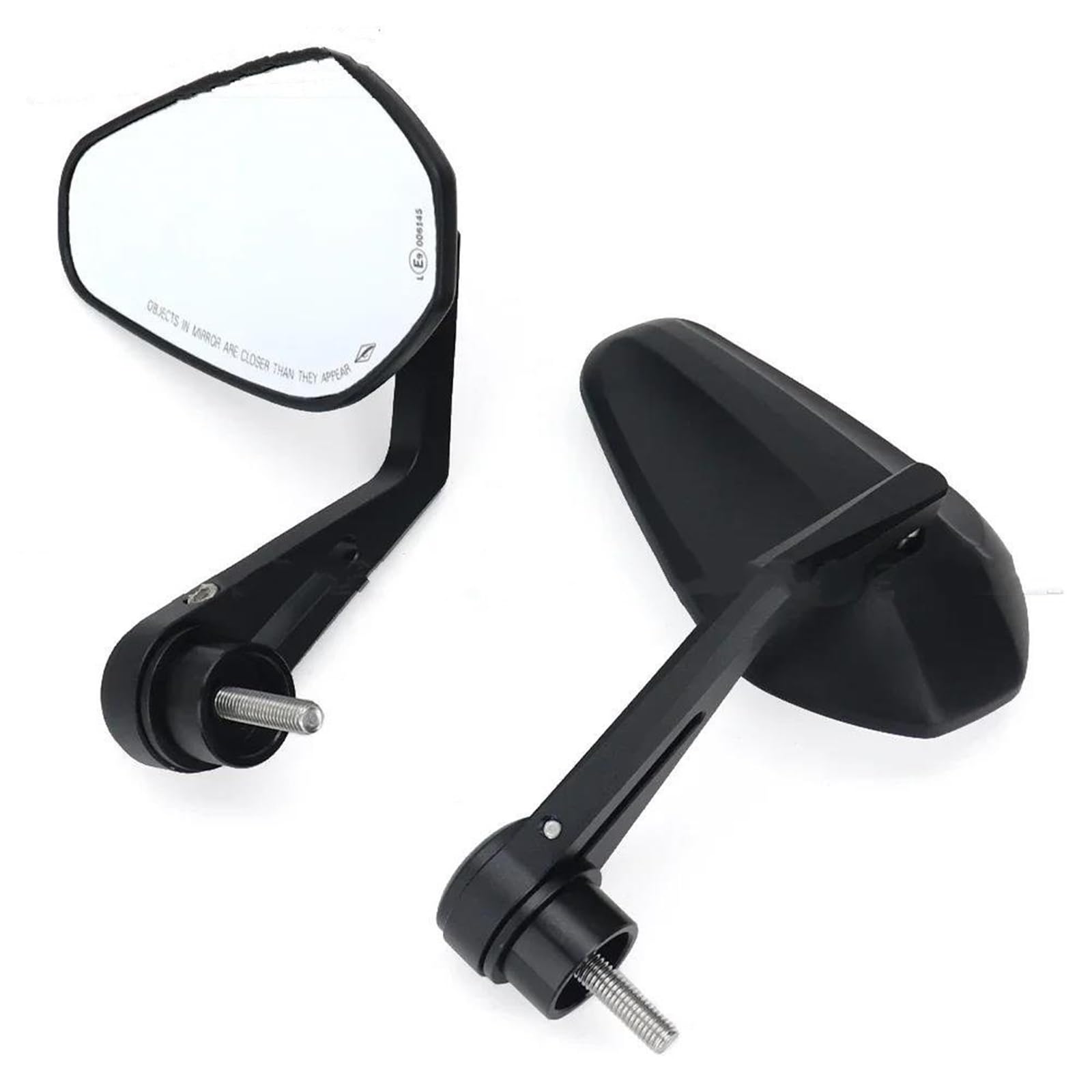 Rétroviseur Guidon Moto Rotatif pour Kawasaki Z400 - Accessoires Moto Embout de Guidon Réglables