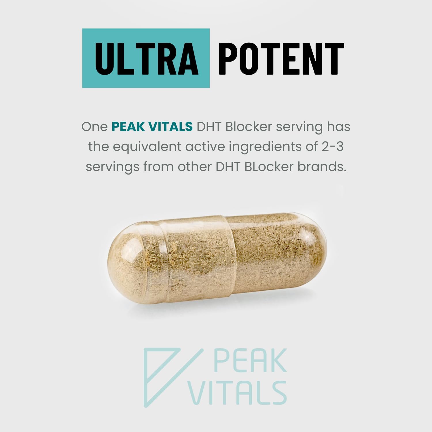 DHT Blocker for Men | Ultra Potent Hair Growth Formula | Saw Palmetto, Biotin, Pumpkin Seed, Herbal Extracts | Natural Hair Loss Supplements | Hair Regrowth Vitamins | Made in The USA | 90 Capsules - Image 9